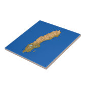 Schweden Karte Fliese (Seite)