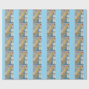 Schweden Karte Geschenkpapier