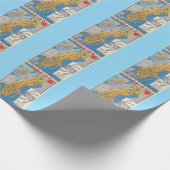 Schweden Karte Geschenkpapier (Ecke)