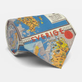 Schweden Karte Krawatte (Gerollt)