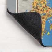 Schweden Karte Mousepad (Ecke)