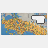 Schweden Karte Samsung Galaxy Hülle (Rückseite (Horizontal))