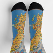 Schweden Karte Socken (Oben)