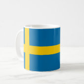 Schweden Keramik Kaffee Tasse (Vorderseite Links)