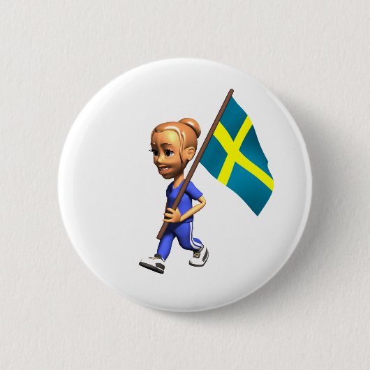 Schweden-Knopf Button (Vorderseite)