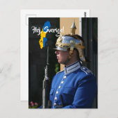 Schweden - Königliche Garde in Stockholm Postüberq Postkarte (Vorne/Hinten)