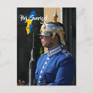 Schweden - Königliche Garde in Stockholm Postüberq Postkarte