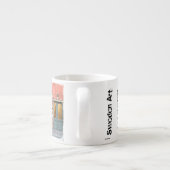 Schweden-Kunst - Stockholm-Sammlung - Winter 2017 Espressotasse (Rückseite)