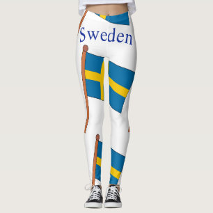 Schweden Landesflagge Thunder_Cove Leggings