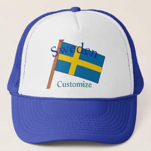 Schweden Landesflagge Thunder_Cove Truckerkappe