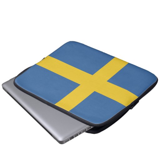Schweden Laptopschutzhülle (Vorne Knopf)