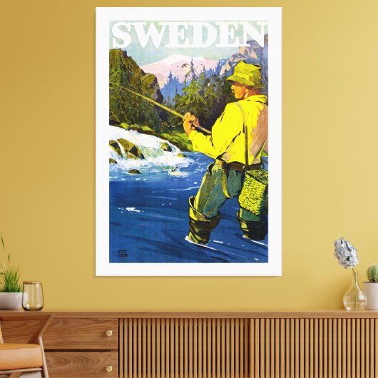 Schweden Leinwanddruck (Insitu (Wohnzimmer))