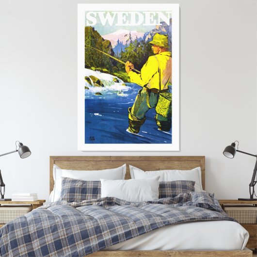 Schweden Leinwanddruck (Insitu (Schlafzimmer))