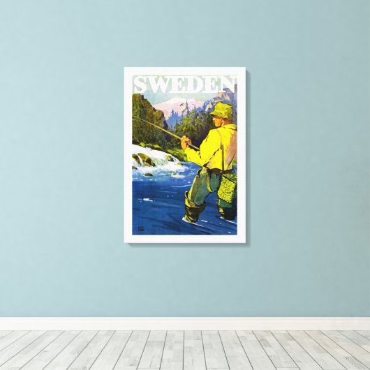 Schweden Leinwanddruck (Insitu (Holzboden))