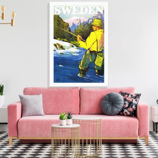 Schweden Leinwanddruck (Insitu (Wohnzimmer))