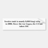 Schweden ließ fast 9.000 irakische Flüchtlinge in Autoaufkleber (Vorne)