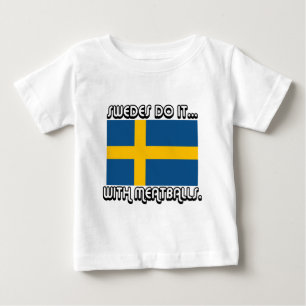 Schweden machen es... mit Fleischbällchen Baby T-shirt