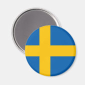 Schweden Magnet (Vorderseite/Rückseite)