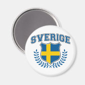 Schweden Magnet (Vorderseite/Rückseite)