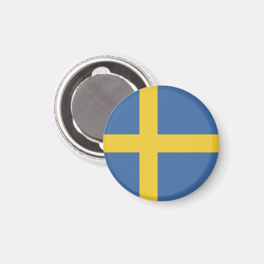 Schweden Magnet (Vorderseite/Rückseite)