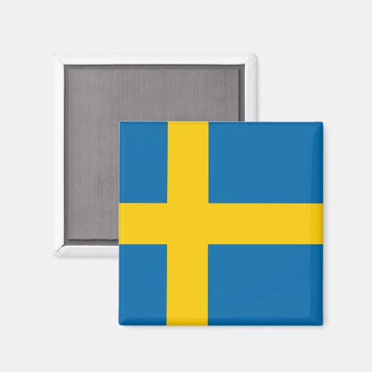 Schweden Magnet (Vorderseite/Rückseite)