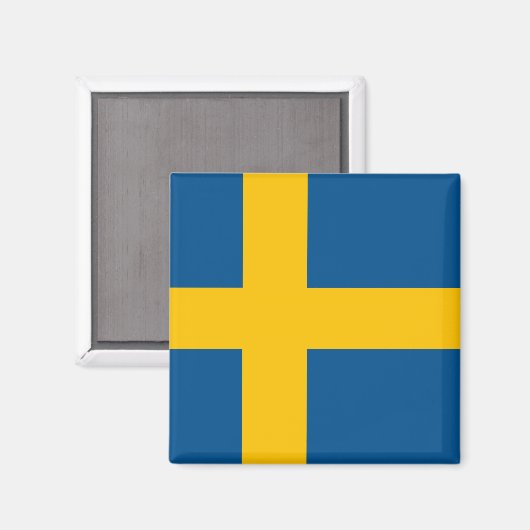 Schweden Magnet (Vorderseite/Rückseite)