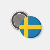 Schweden Magnet (Vorderseite/Rückseite)