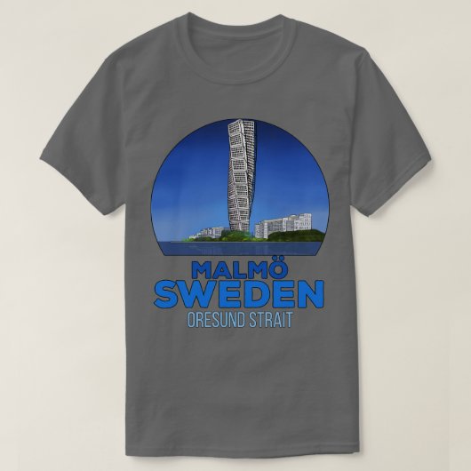 Schweden Malmo T-Shirt (Design vorne)