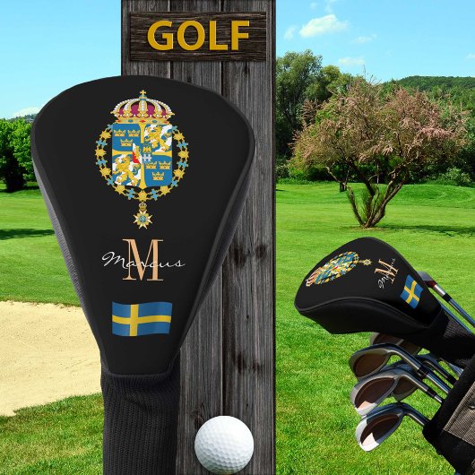 Schweden - Mit Monogramm Golfklubs unter schwedisc Golf Headcover