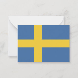 Schweden Mitteilungskarte