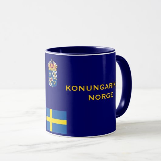 Schweden - moderne Tasse (VorderseiteRechts)