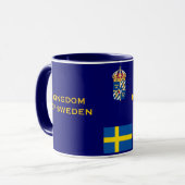 Schweden - moderne Tasse (Vorderseite Links)