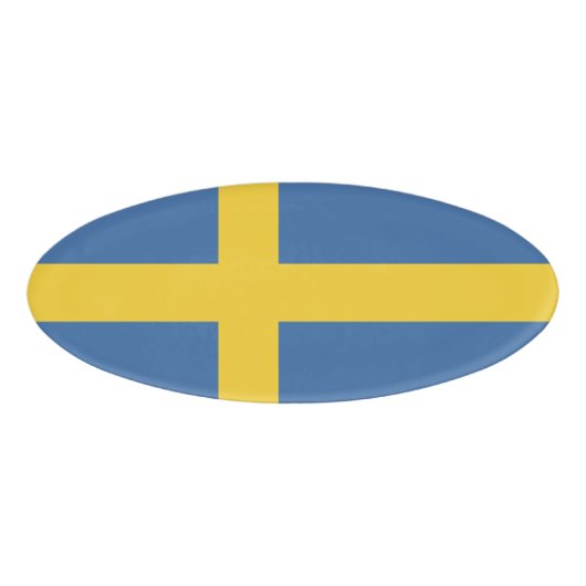 Schweden Namenschild (Vorderseite)
