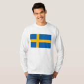 Schweden - Nationale Flagge T-Shirt (Vorne ganz)