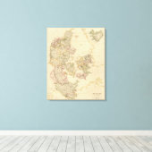 Schweden, Norwegen 2 Leinwanddruck (Insitu (Holzboden))