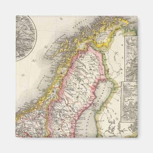 Schweden, Norwegen 2 Magnet (Vorne)