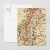 Schweden, Norwegen 2 Postkarte (Vorne/Hinten)