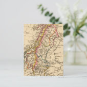 Schweden, Norwegen 2 Postkarte (Stehend Vorderseite)