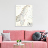 Schweden, Norwegen 3 Leinwanddruck (Insitu (Wohnzimmer))