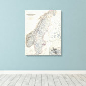 Schweden, Norwegen 3 Leinwanddruck (Insitu (Holzboden))