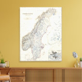 Schweden, Norwegen 3 Leinwanddruck (Insitu (Wohnzimmer))