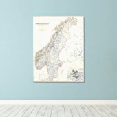 Schweden, Norwegen 3 Leinwanddruck (Insitu (Holzboden))