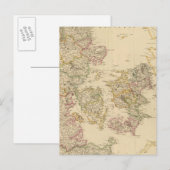 Schweden, Norwegen 3 Postkarte (Vorne/Hinten)