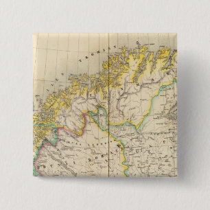 Schweden, Norwegen, Atlas Karte Button