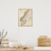 Schweden, Norwegen, Dänemark 3 Poster (Küche)