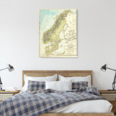 Schweden, Norwegen, Dänemark Leinwanddruck (Insitu (Schlafzimmer))