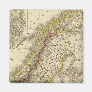 Schweden, Norwegen, Dänemark Magnet