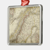 Schweden, Norwegen, Dänemark Ornament Aus Metall (Links)