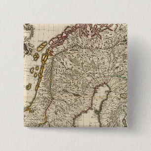 Schweden, Norwegen, Europa 2 Button