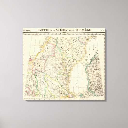 Schweden, Norwegen, Europa 4 Leinwanddruck (Vorderseite)